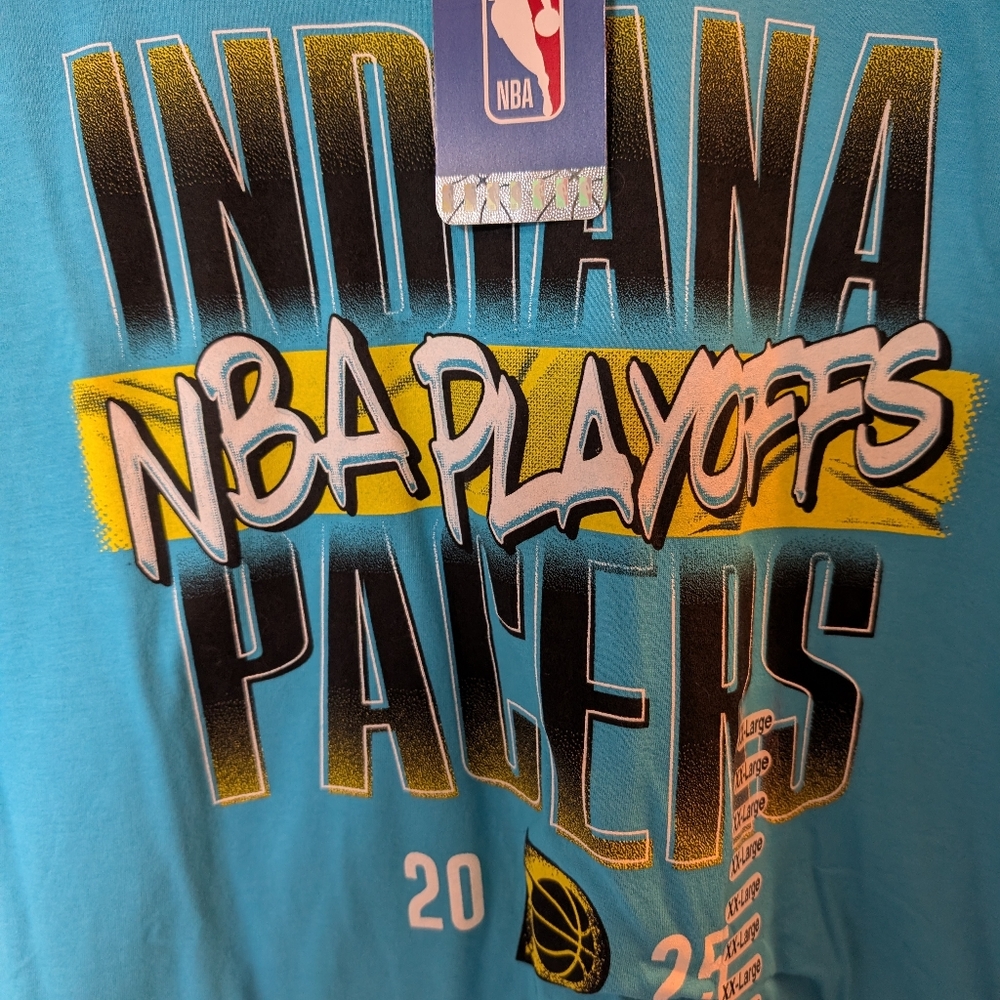 Indiana Pacers 2025 NBA Playoffs T-shirt XXL